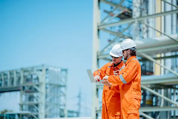 Photo de professionnels de l'industrie pour illustrer le fait de se préparer pour la certification ISO 50001